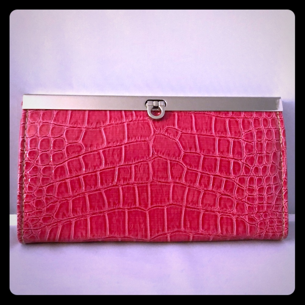 Pink and Silver wallet